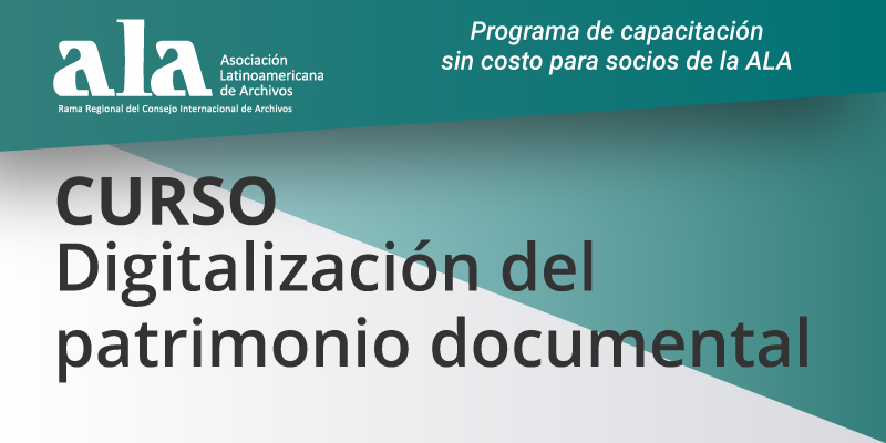 Curso Digitalización del patrimonio documental