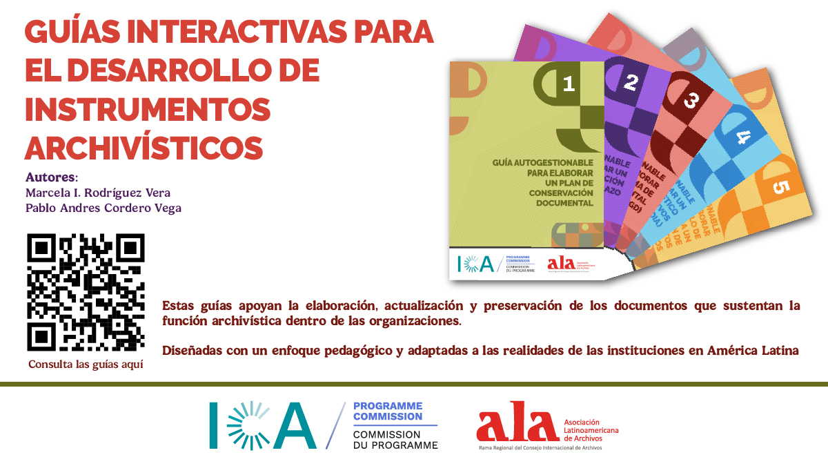ALA e ICA presentan las Guías Interactivas para el Desarrollo de Instrumentos Archivísticos