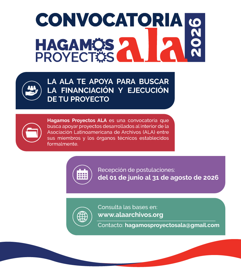 ALA lanza la convocatoria “Hagamos Proyectos ALA 2026” para impulsar iniciativas archivísticas en Iberoamérica