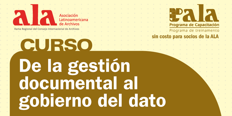 Curso De la gestión documental al gobierno del dato